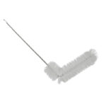 L-muotoinen pulloharja metallisella varrella