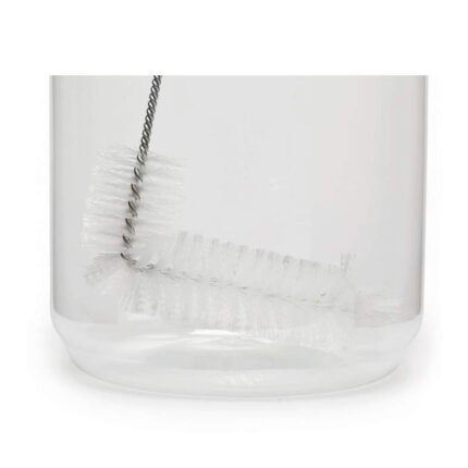 L:n muotoinen pulloharja käymisastian sisällä