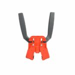 Mustapunainen korkituslaite Captain sivusta