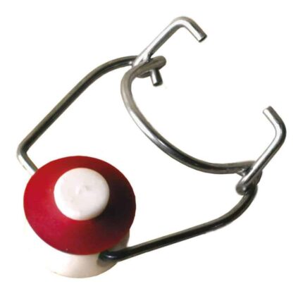 Patenttikorkki punaisella tiivisteellä