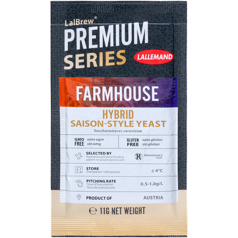 Lallemand LalBrew Premium Series Hybrid Saison-Style Yeast Farmhouse Ale Lallemand Saison style kuivahiivapaketti