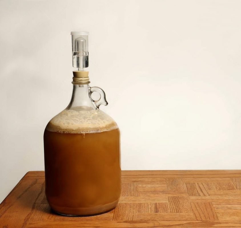 Käyminen, käymisastia ja krausen