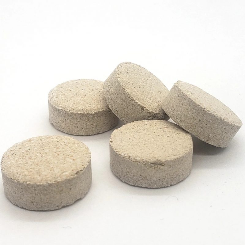 Protafloc-tabletti oluen kirkastamiseen