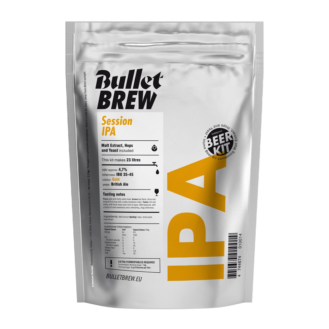 Bullet Brew Session IPA olutuute Bullet Brew Session IPA olutuute
