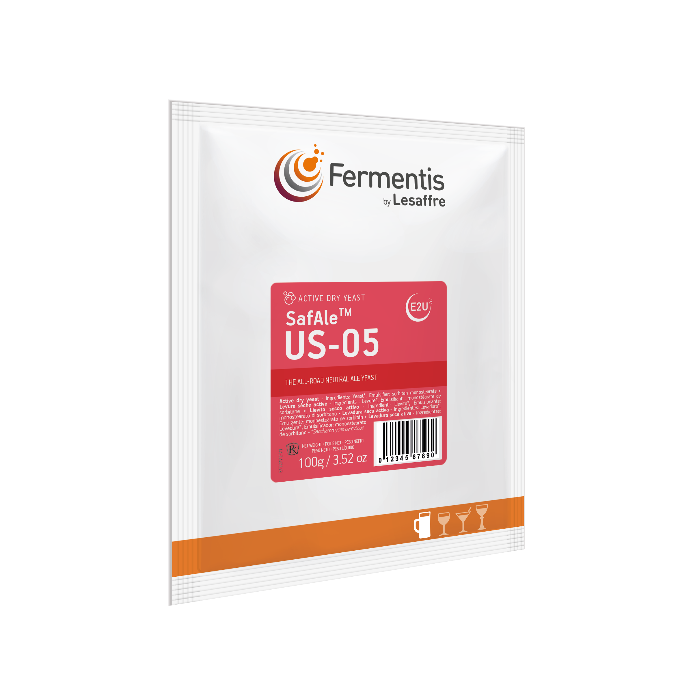 Fermentis us-05 100 g Fermentis US-05 100 g kuivahiivapussi