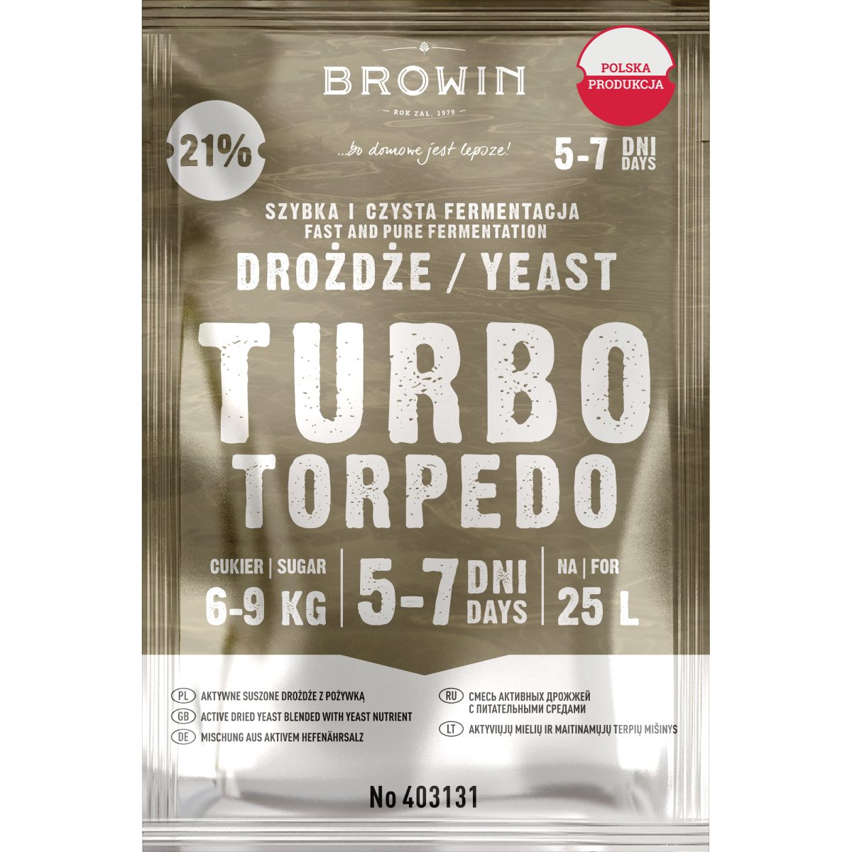 Turbo Torpedo 5-7 days