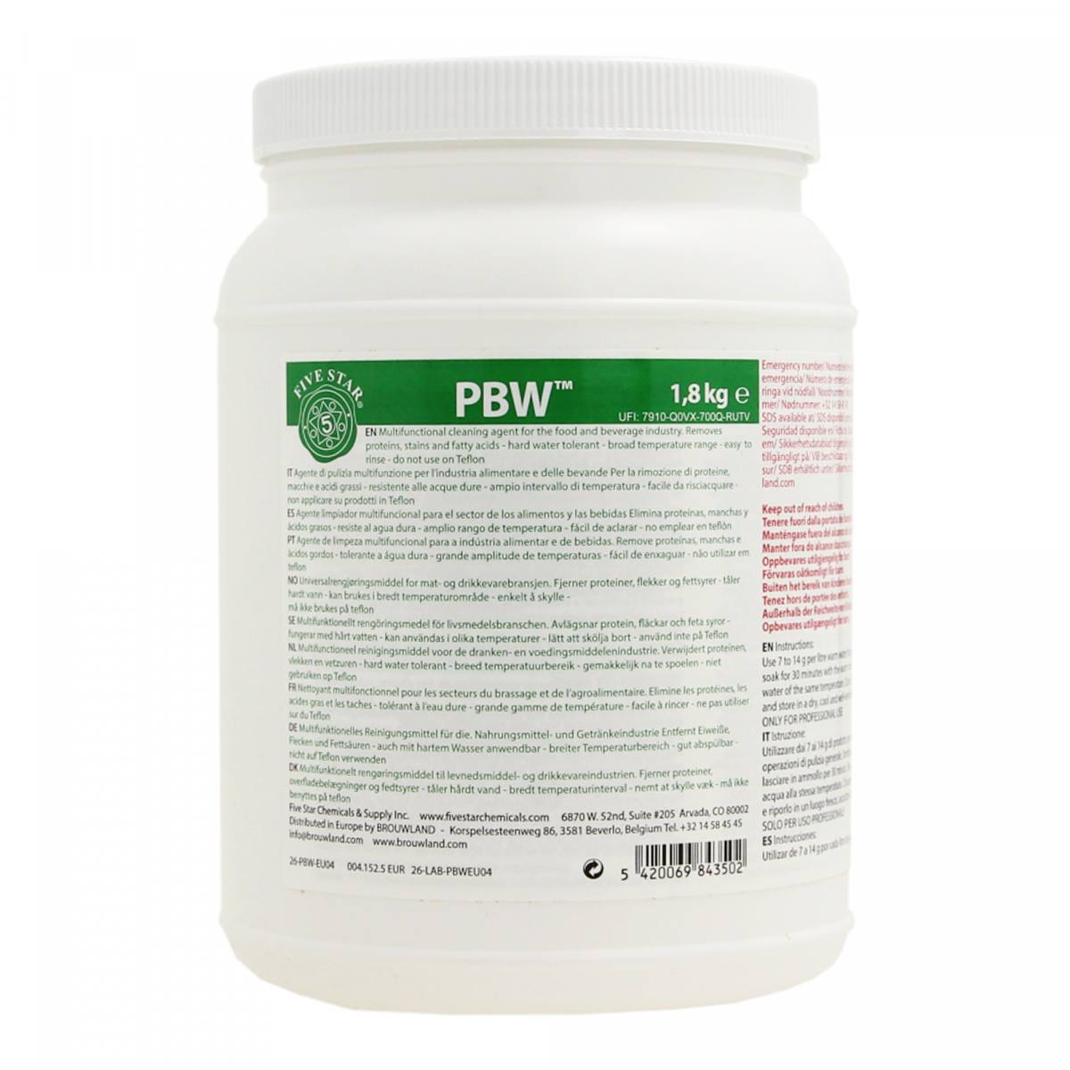 PBW Five Star 1.8 kg