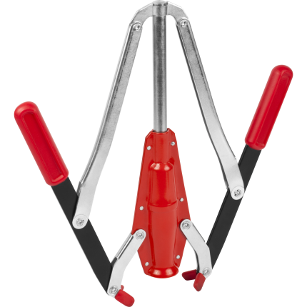 Kaksivipuinen viinipullon korkitin