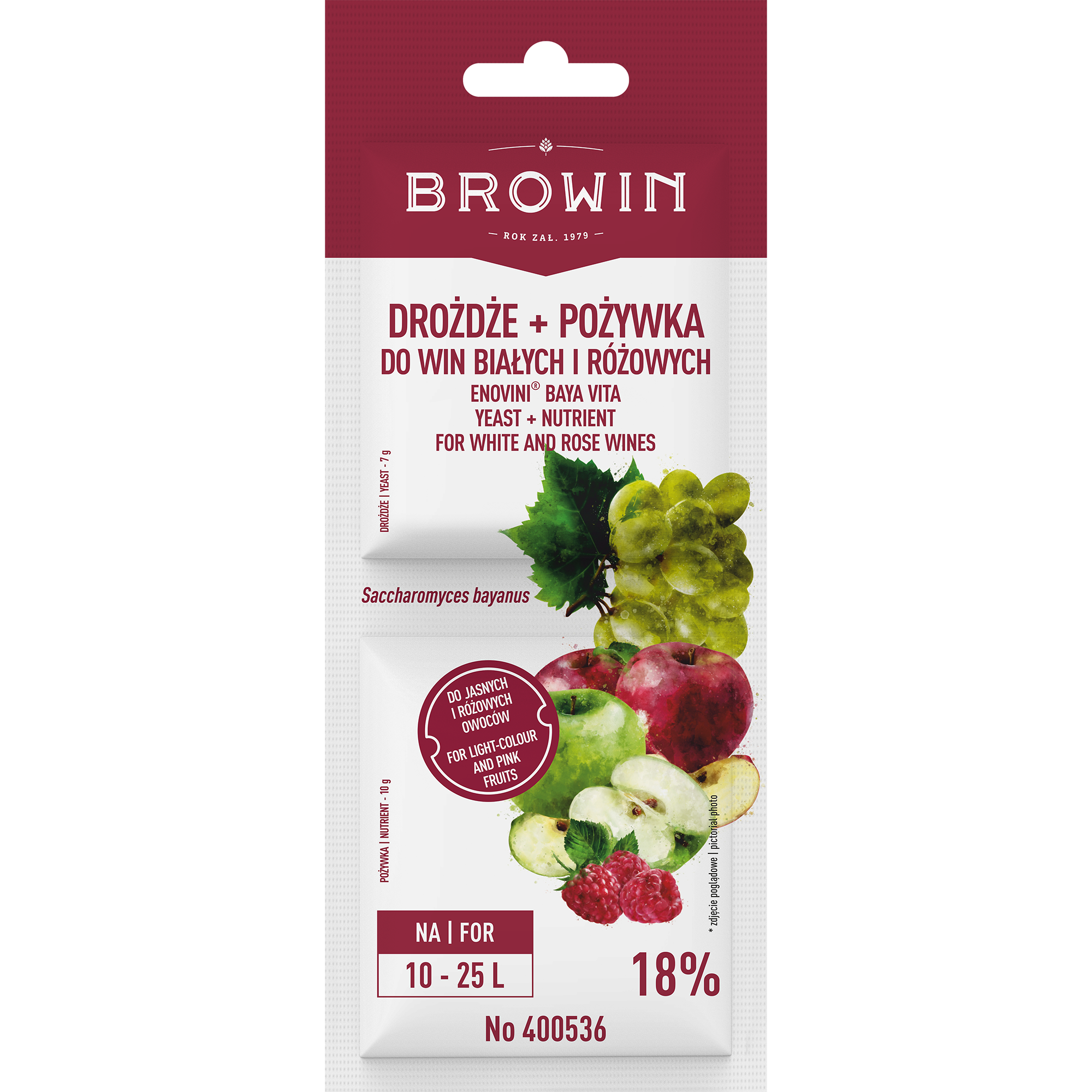 Enovini Baya Vita viinihiiva valko ja roseeviineille + hiivaravinne